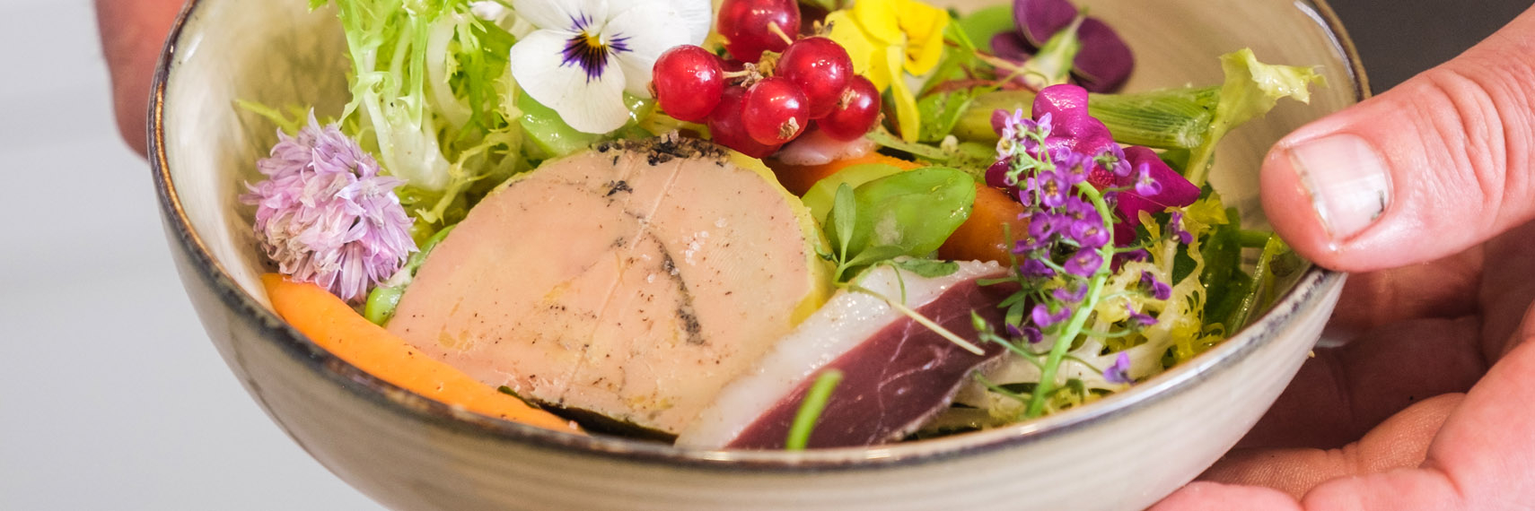 Salade d'été au Foie Gras 